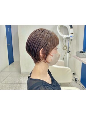 《*再現性の高いショートカットが人気*》お客様の骨格に合わせたヘアをご提案＊[市川/本八幡/ショートボブ]