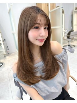 アフロートリノ(AFLOAT Leino) 大人可愛い韓国ヘア　レイヤーカット　顔周りカット