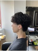 波巻きスパイラルパーマ　波巻きパーマ　スパイラルパーマ