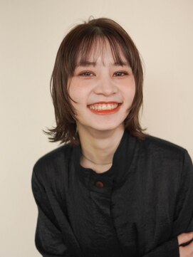 ジュール 大分(Joule) ミディアムヘア/斜めバング/グレージュカラー/大分駅