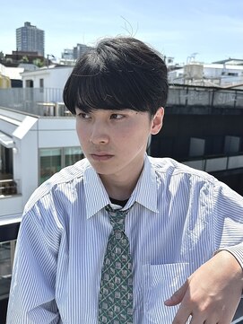 ロンドアンメゾン 原宿(Lond un Maison.) 【吉田智哉】メンズパーマ、メンズセンターパート、7:3パート