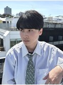 【吉田智哉】メンズパーマ、メンズセンターパート、7:3パート