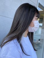 グランデュール 焼津店(GRANDEUR)&nbsp;インナーカラーホワイトインナーカラーシルバーイヤリングカラー