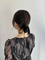 ガリカ 博多(Gallica)&nbsp;【長まなみ】褒められアレンジ♪タイトシニヨンアップスタイル