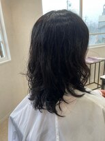 トゥットヘアー(Tutto hair)&nbsp;20代30代40代☆地毛風カラー☆韓国ウェーブフェイスレイヤー