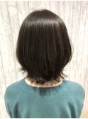 レイヤーボブ×アッシュカラー
