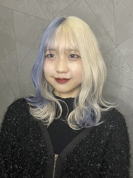 バレ(BALE) デザインカラー/ハイトーン/ブリーチ/ブロンド/ブルー/滋賀/草津