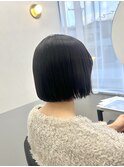 パツっとライン顎下ボブ☆