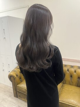 コルク バイ マグ 松本駅前(COLK by Mag) 30代40代大人可愛い髪質改善カラーラベンダーグレージュ透明感