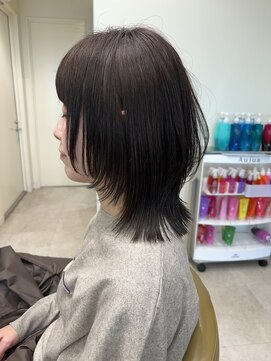 アローム(alom) ホワイトグレージュ/デジタルパーマ/チェリーブラウン/茅ヶ崎