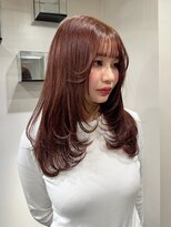 ベレーザ 渋谷(BELEZA)&nbsp;13005髪質改善チェリーレッド黒髪アッシュブラックワインレッド