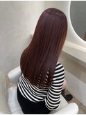 ◎韓国ヘアー顔周りレイヤーおくれ毛ミディアム前髪名古屋/名駅