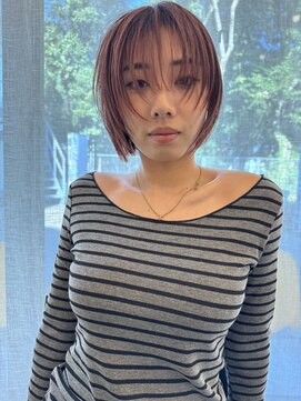 アミー 駒澤(Ammy komazawa) お顔周りのレイヤーでオシャレさ↑レイヤーボブ