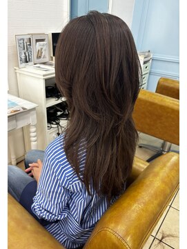 シャルティア 岩国(SHALLTIA) ナチュラル/ロングウルフ/ラベンダーブラウン/モカブラウン