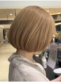 カラーが映える美シルエットボブ