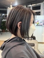 ヘアーアンドビューティーガーデン(HAIR AND BEAUTY GARDEN) 大人ショートボブヘアくびれショートヘア白髪染めグレイカラー