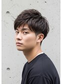 ▼フェザーショート/メンズカット/ツーブロック/ビジネスマン