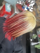 ロイヤルスター(ROYAL STAR) Wケアブリーチ×イン逆アンブレラカラー×カット