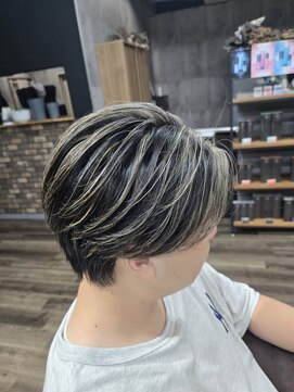 ダイス(Dice) ハイライト/パーマ/メンズ/メンズカット/ショートカット/成田