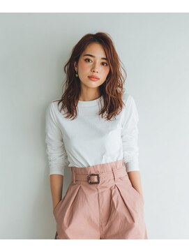 バグズ ヘアデザイン 桔梗が丘店(Baguz HAIR DESIGN) 艶ラフウェーブミディ