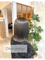 ティーズピーク(ty s peak)&nbsp;【color】  ワンカラー ×  オリーブグレージュ