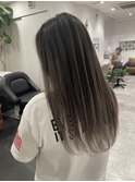 ハイライトバレイヤージュダブルカラーケアブリーチ20代30代40代