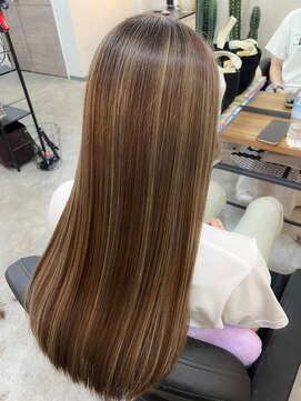 大人可愛いコントラストハイライト☆