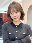 顎下2cmで作る大人韓国くびれボブ