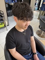 アイズ 海老名(AIZU)&nbsp;波巻きパーマ メンズパーマ 波巻きスパイラルパーマ メンズヘア