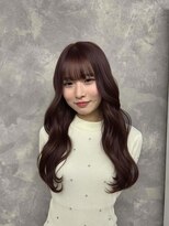 ワンズリー 本厚木店(ONE's ly) レイヤーカット/髪質改善/韓国ヘア/くびれ巻き/ワインレッド