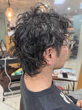 アース 津田沼店(HAIR&MAKE EARTH) ウルフ×スパイラルパーマ