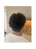 【EIGHT上尾】お客様スタイル_デザインカラー_メンズパーマ