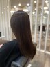カット+美髪縮毛矯正+4ステップTR ¥13000