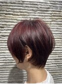 20代30代40代前下がりストレート小顔補正立体カット