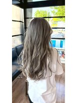 ヘアショップエヌアンドエー 久喜店(hairshop N&A)&nbsp;透け感で魅せる韓国風グレージュロングレイヤー