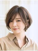 50代60代絶壁解消白髪ぼかし髪型ハイライト前髪山口