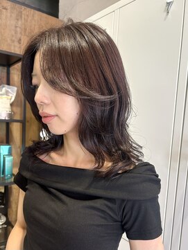 リサヘアーデザイン(RISA HAIR DESIGN) ほんのりラベンダーベージュ