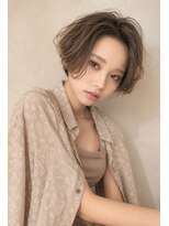 アン 青葉台(un) ◆小顔ナチュラルショート【ミルクブラウン/ダークパープル】