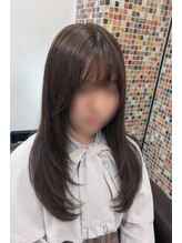 オーガスト ヘア ネイル(AUGUST hair nail)&nbsp;髪質改善カラー/ベージュ/横浜駅/ レイヤー