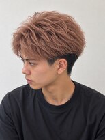 シエ バイ ケンジ 湘南台(sie by KENJE) アップバング×ピンクベージュカラー
