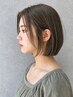 【カットなし|小原or渡辺】赤み・黄みを抑える透明感カラー＋TR ￥5,500
