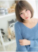 【丸み♪シルエットの愛されボブa】