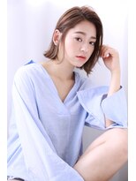 エフ 心斎橋(F a firm faith)&nbsp;前髪なしショート/エアストレート/ニュアンスカラー