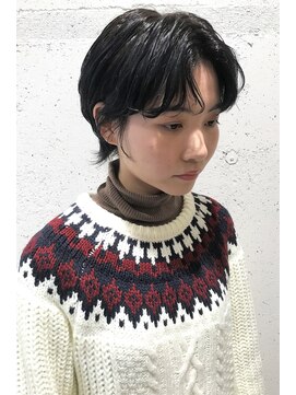 クリアー オブ ヘアー 藤が丘店(clear OF HAIR) 【お客様SＮAP】センターパート×ショートウルフ