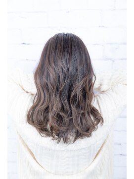 ヘアーメイク ダンス(hair make DANCE) #バレイヤージュ #edol グレージュ #外国人風カラー