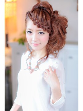 テイスティプライベートガーデン(Tasty private garden) 【tasty】編み込みサイドアップ