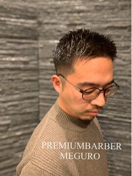 プレミアムバーバー 目黒店(PREMIUM BARBER produce by HIRO GINZA) ナチュラルフェードカット