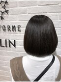 軽やかな質感の丸みボブstyle
