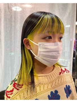 ヘアーアンドメイク ビス(HAIR&MAKE bis) 派手髪インナーカラー☆【多田 華歌】