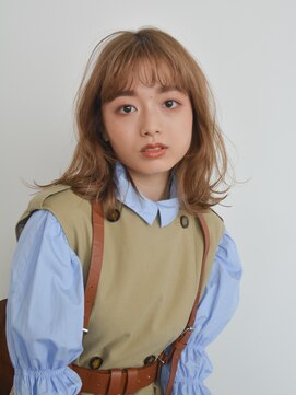 スリール バイ ミリー 江坂(Sourire by milly) 【Sourire江坂】大人ガーリーハイトーンカラー顔周りレイヤー